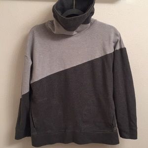 Gap Fit- Asymmetrical cowl neck sweatshirt